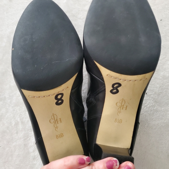 Cole Haan Black Heeled Ankle Booties Women's 8.5 - Picture 2 of 3